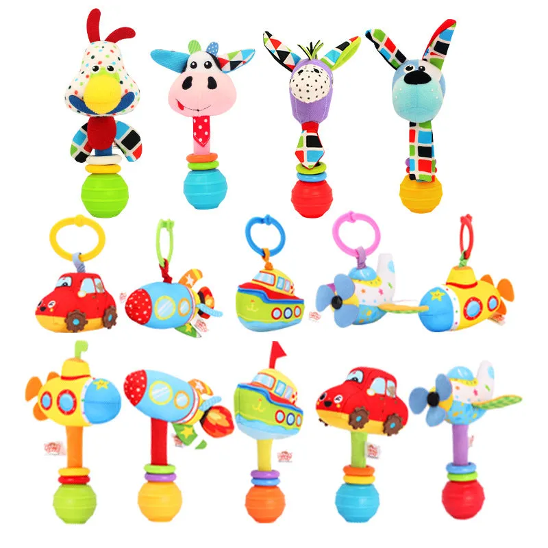 0-1 Year Old Baby Toys Baby Comfort Educational Rattle Bed Bell