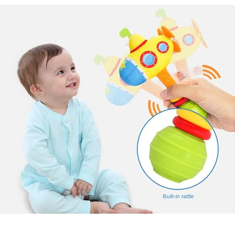 0-1 Year Old Baby Toys Baby Comfort Educational Rattle Bed Bell