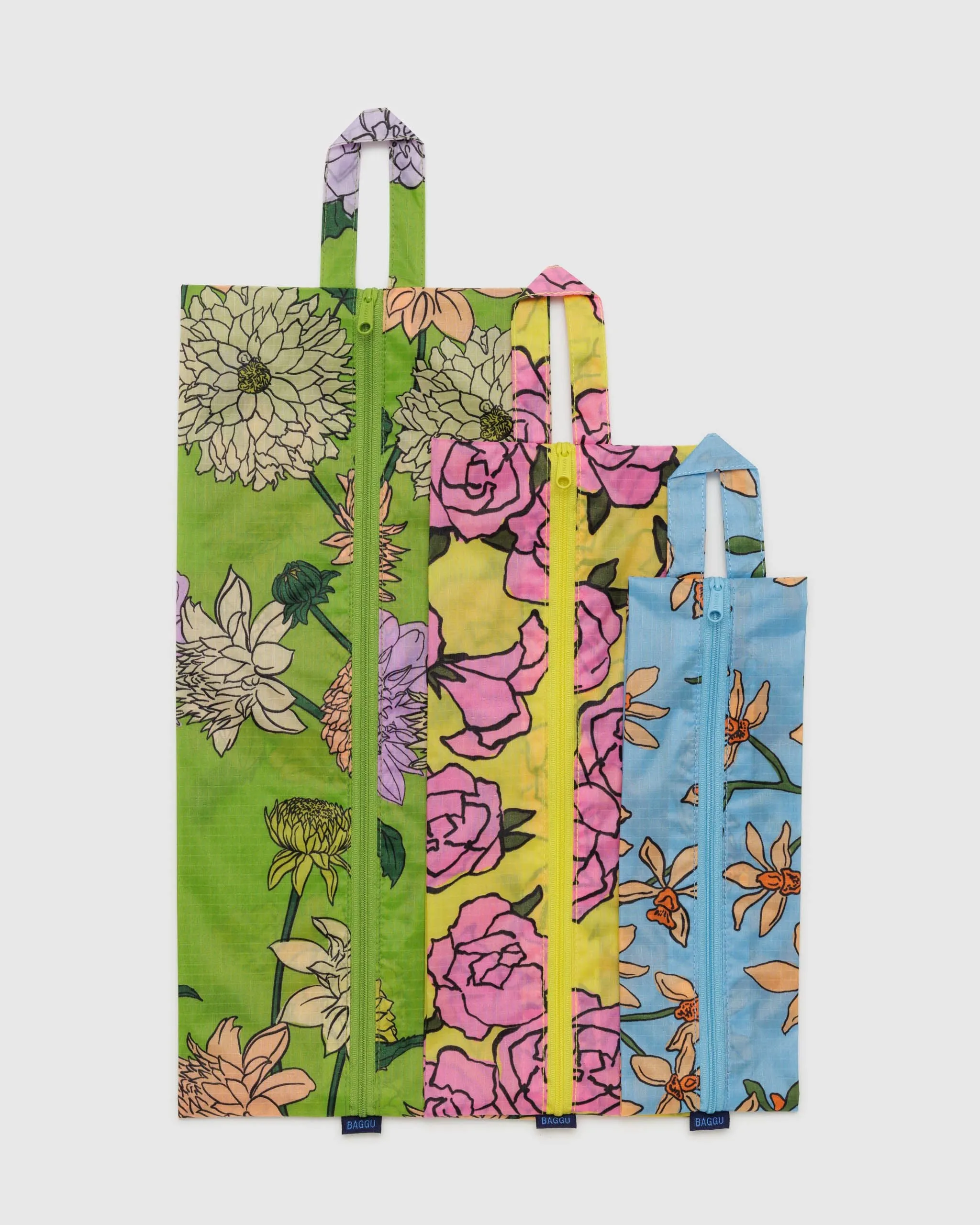 3D Zip Set - Garden Flowers