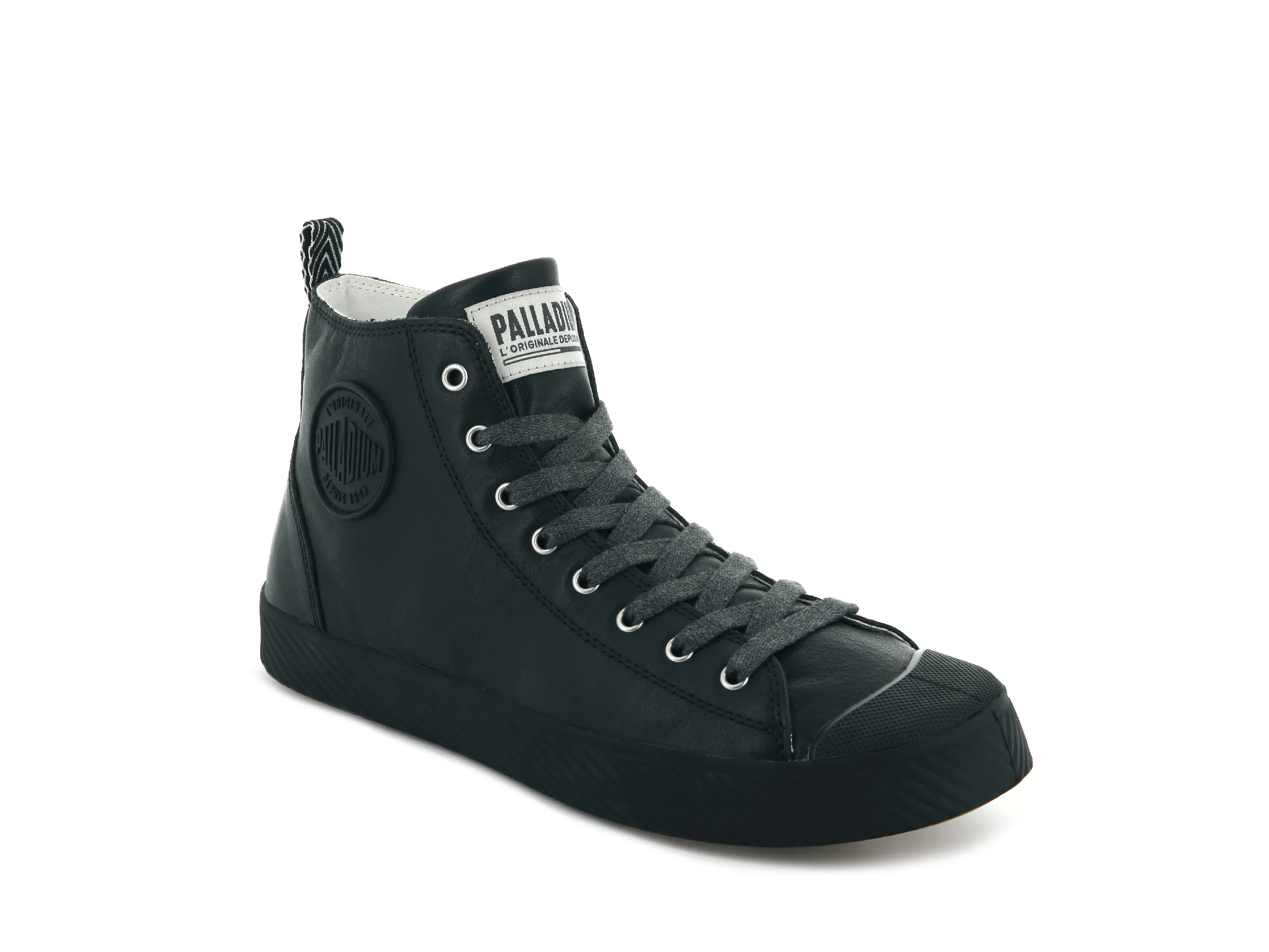 75955-010-M | PALLAPHOENIX MID LEATHER | BLACK/BLACK