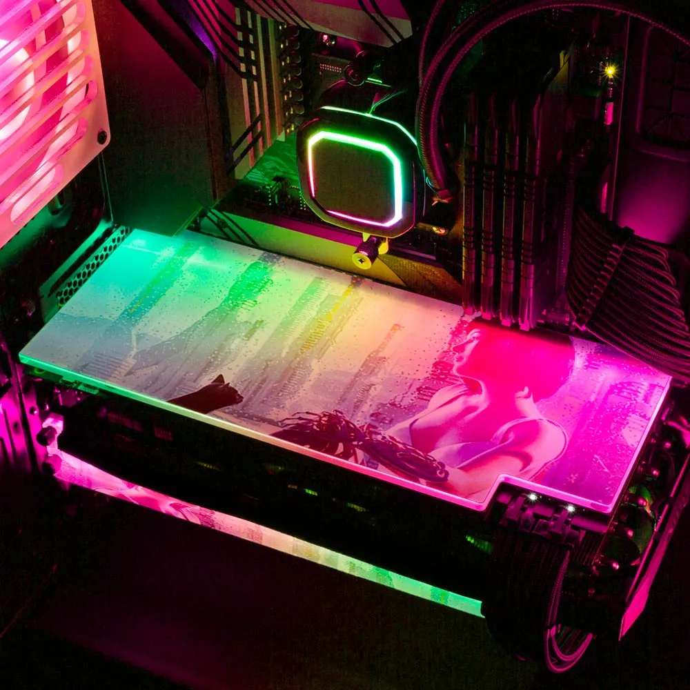 A Cozy Morning RGB GPU Backplate