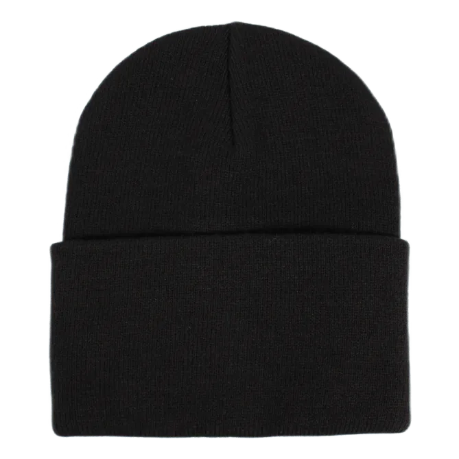 Acrylic Watch Hat 100% Acrylic Black