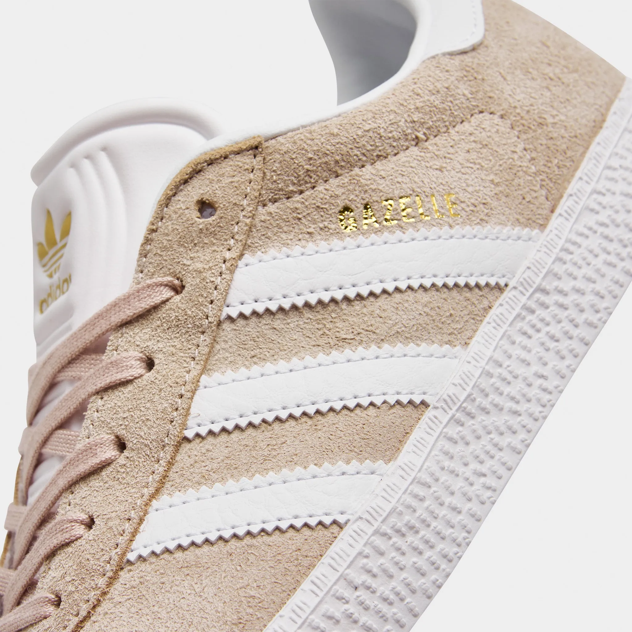 adidas Originals Juniors' Gazelle Pink Tint / Cloud White - Cloud White