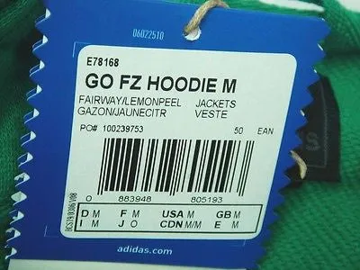 Adidas Skateboarding Zip Hooded Sweatshirt Kelly Green Style # (E78168)