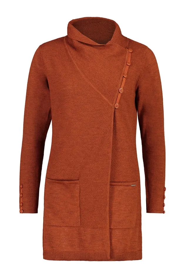 Agent Cardi Coat- Pumpkin