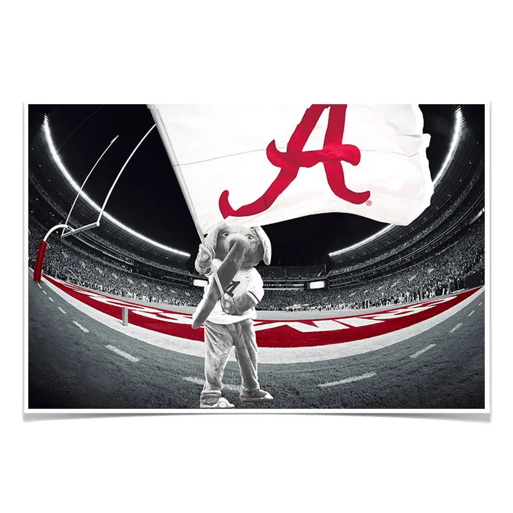 Alabama Crimson Tide - Big Al's Alabama Flag