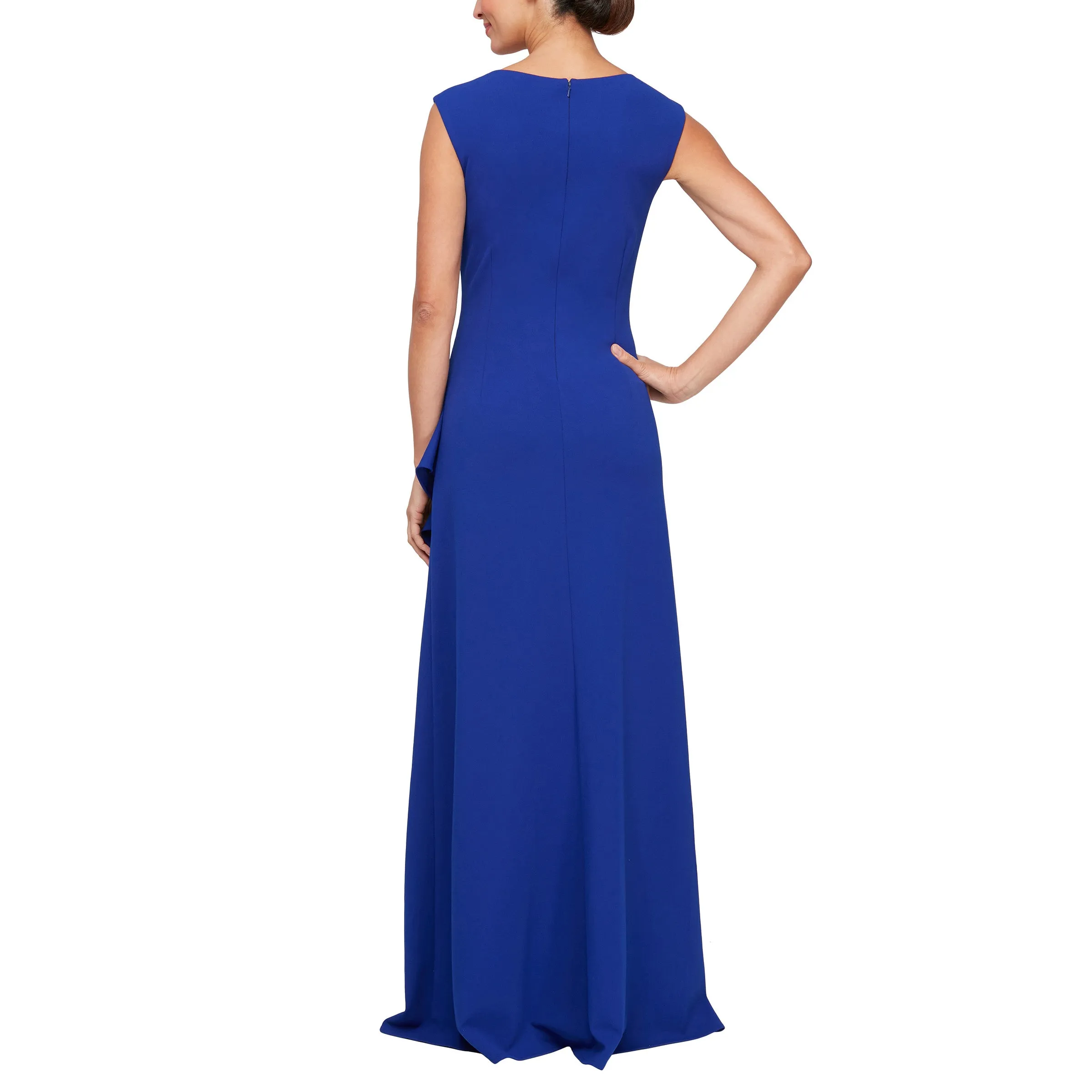 Alex Evenings 5160414 Long Formal Ruffle Evening Dress