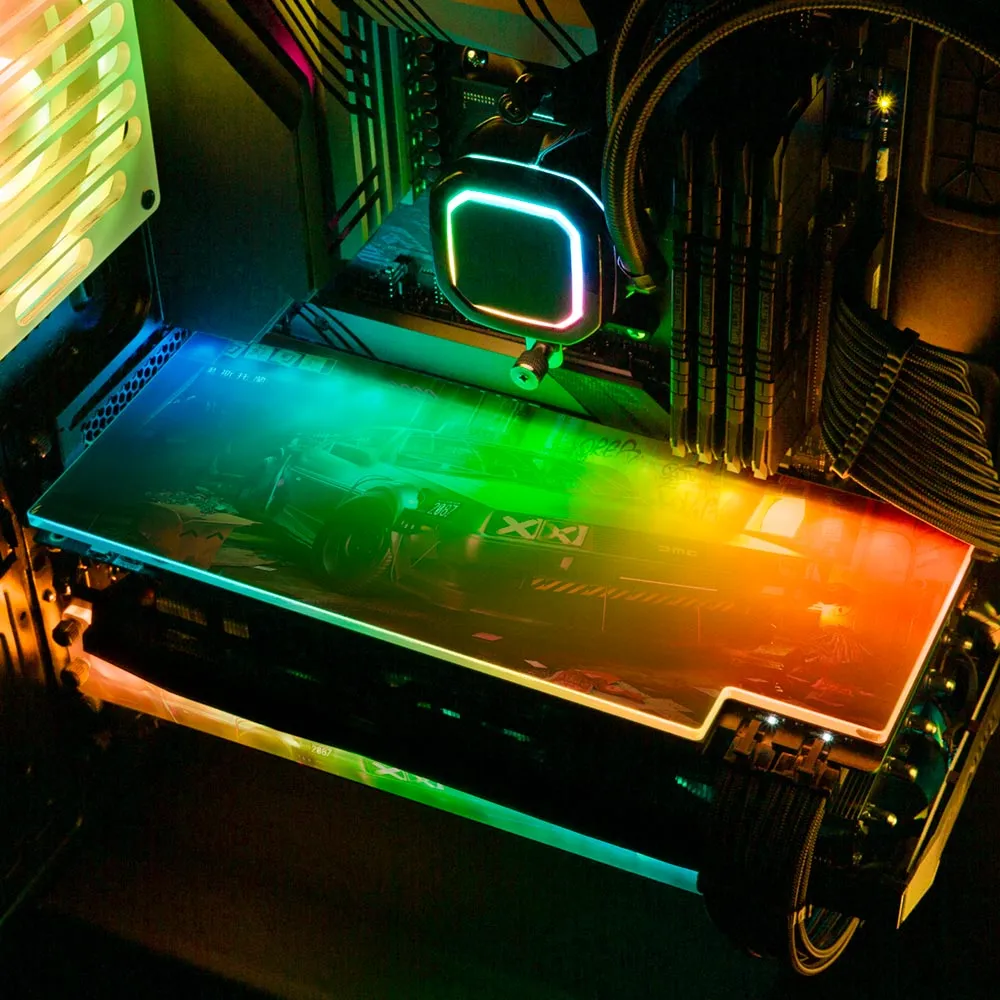 Alley Cyberpunk RGB GPU Backplate