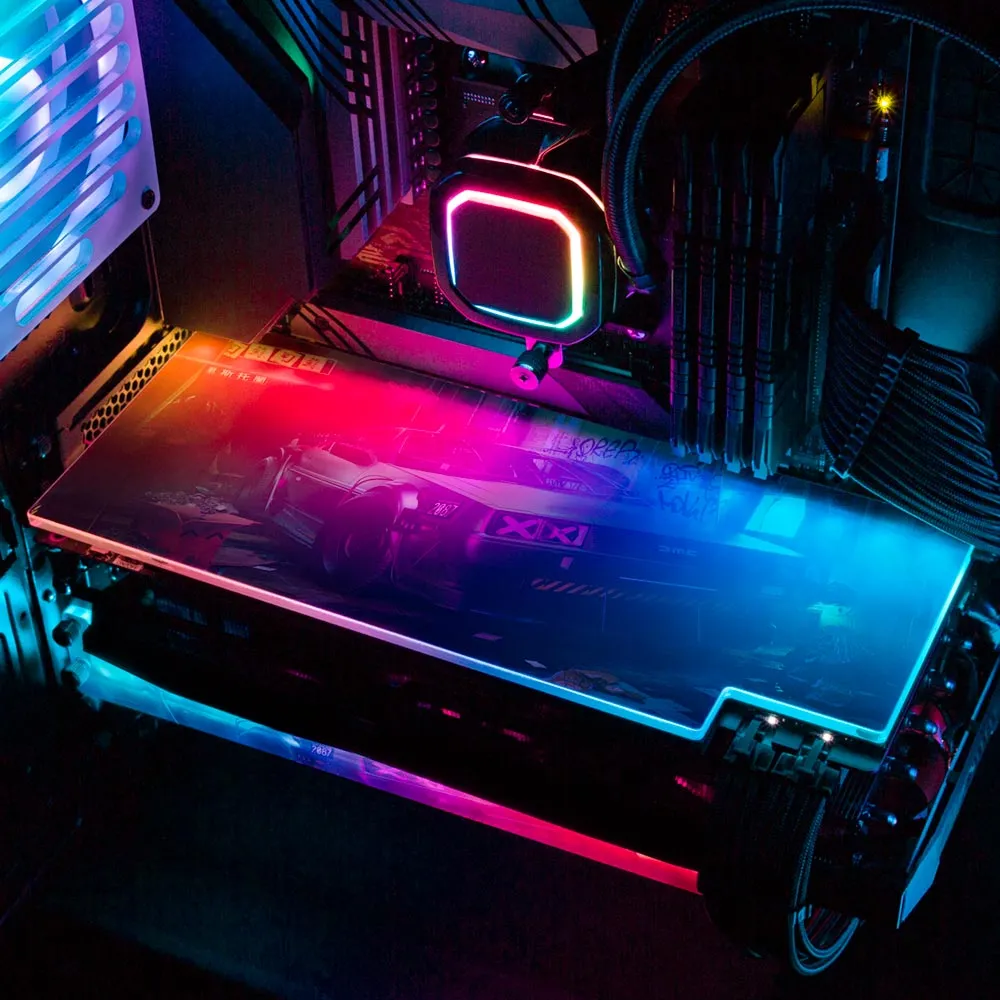 Alley Cyberpunk RGB GPU Backplate