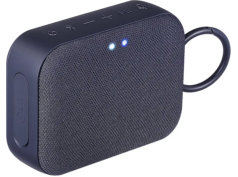 Altavoz inalámbrico - LG XBOOM Go PN1, Hasta 5 h, 3 W, Bluetooth, USB-C, Jack de 3.5 mm, Azul