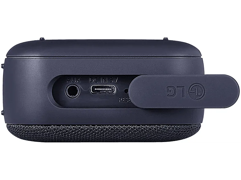 Altavoz inalámbrico - LG XBOOM Go PN1, Hasta 5 h, 3 W, Bluetooth, USB-C, Jack de 3.5 mm, Azul