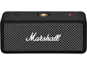 Altavoz inalámbrico - Marshall Emberton, Bluetooth 5.0, Portátil, Autonomía de 20h, IPX7, 360º, Negro