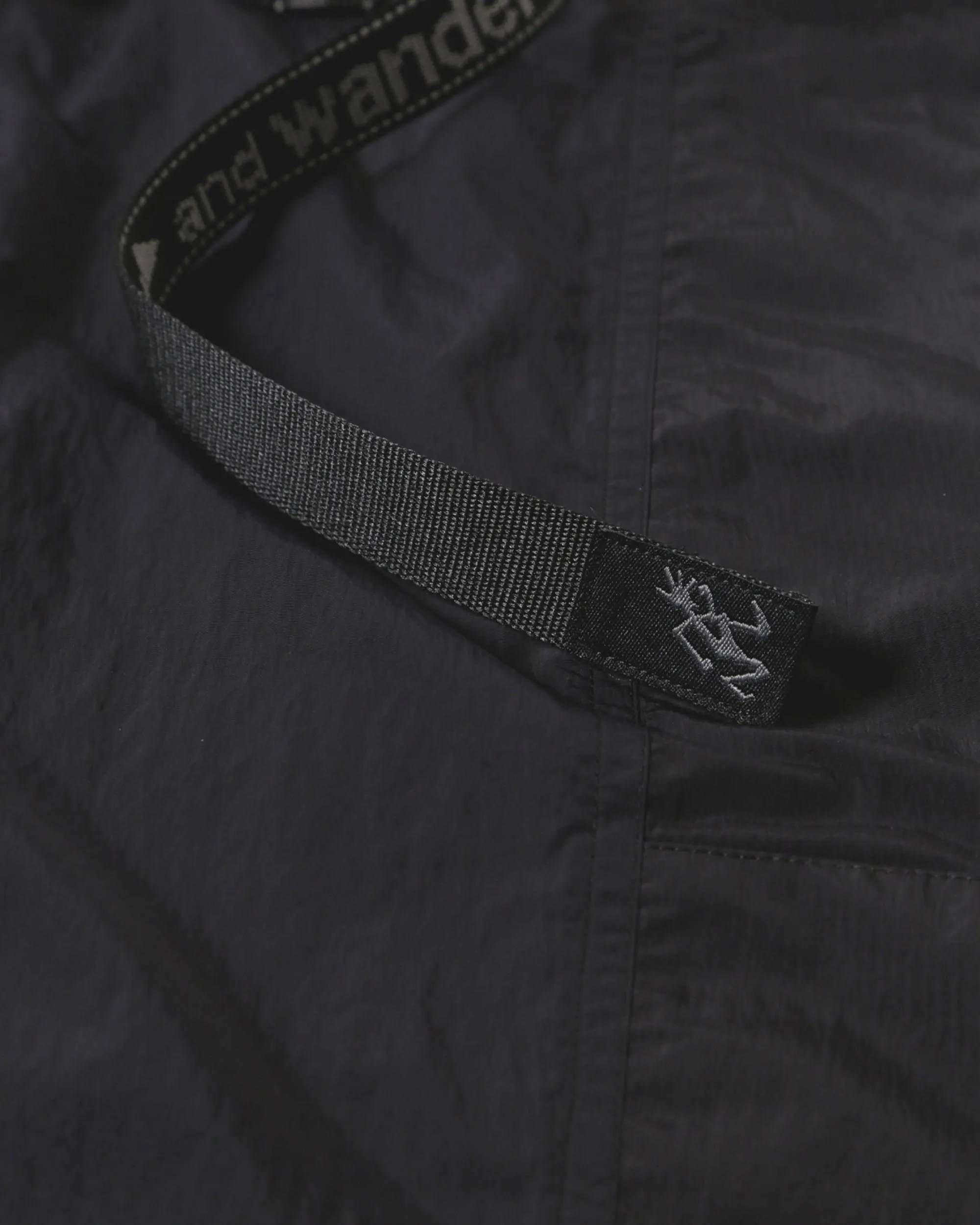 And Wander Patchwork Wind Short - Black