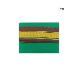 Angavastram - 1 Mtr | Towel/ Mla Border Thundu for Men/ Assorted Colour