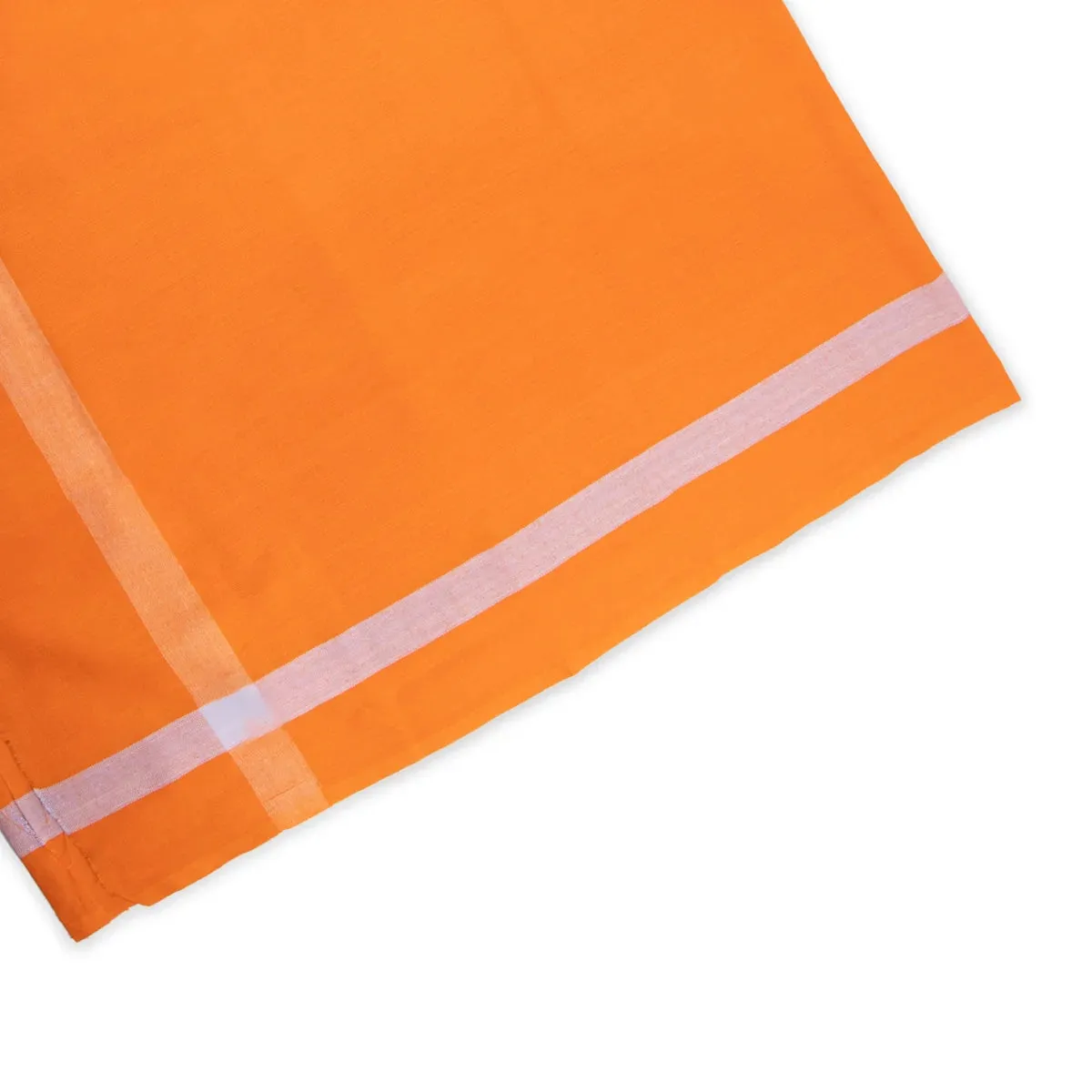 Angavastram - 30 x 60 Inches | Thundu/ Orange Colour Towel/ Melmundu for Mens