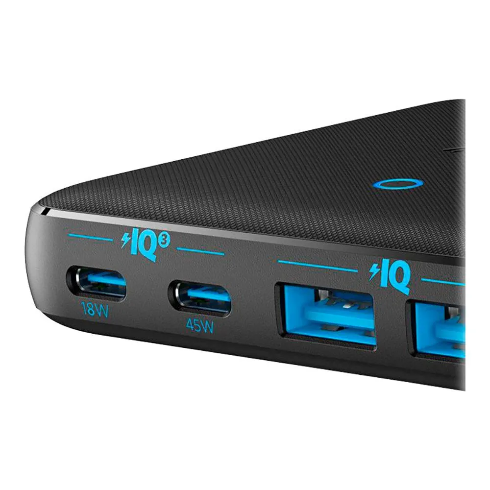 Anker Powerport Atom III 65W Slim Strømforsyningsadapter 2x PD USB-C & 2x USB-A - Sort