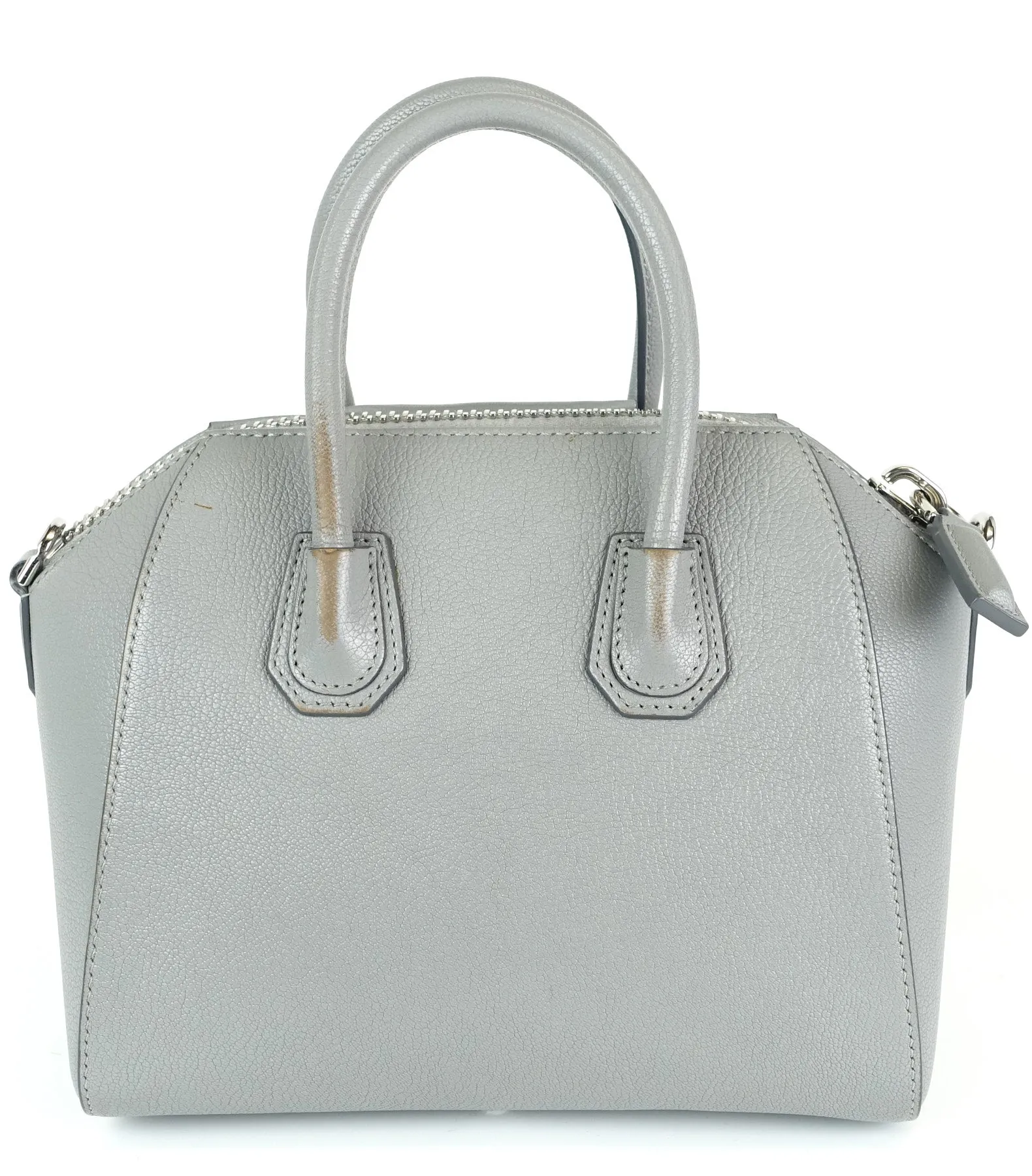 Antigona Pebbled Goatskin Leather Mini Bag