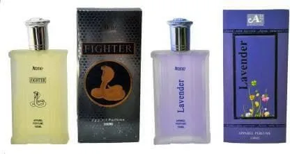 Aone Fighter and Lavender Perfume 100ML Each (Pack of 2 - Eau de Parfum)