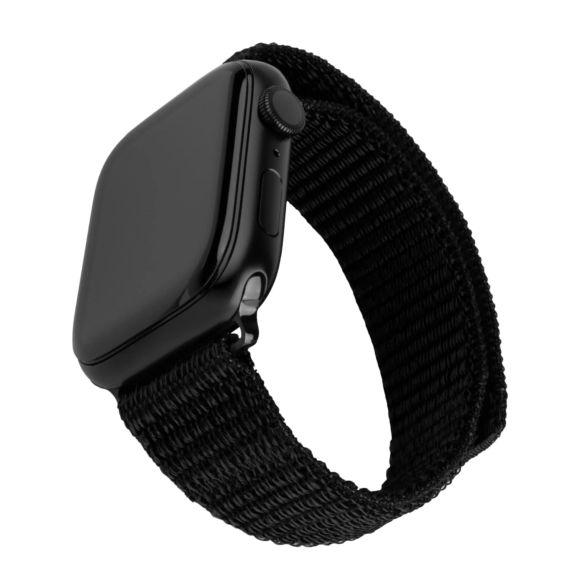 Apple Watch (38/40/SE/41MM) Fixed Nylon Rem - Sort