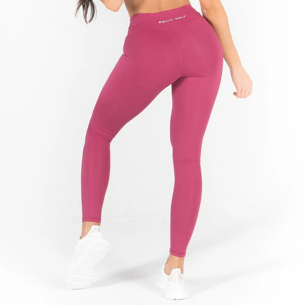 Athena Leggings - Deep Fuchsia