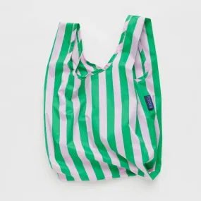 Baby Baggu - Pink Green Awning Stripe