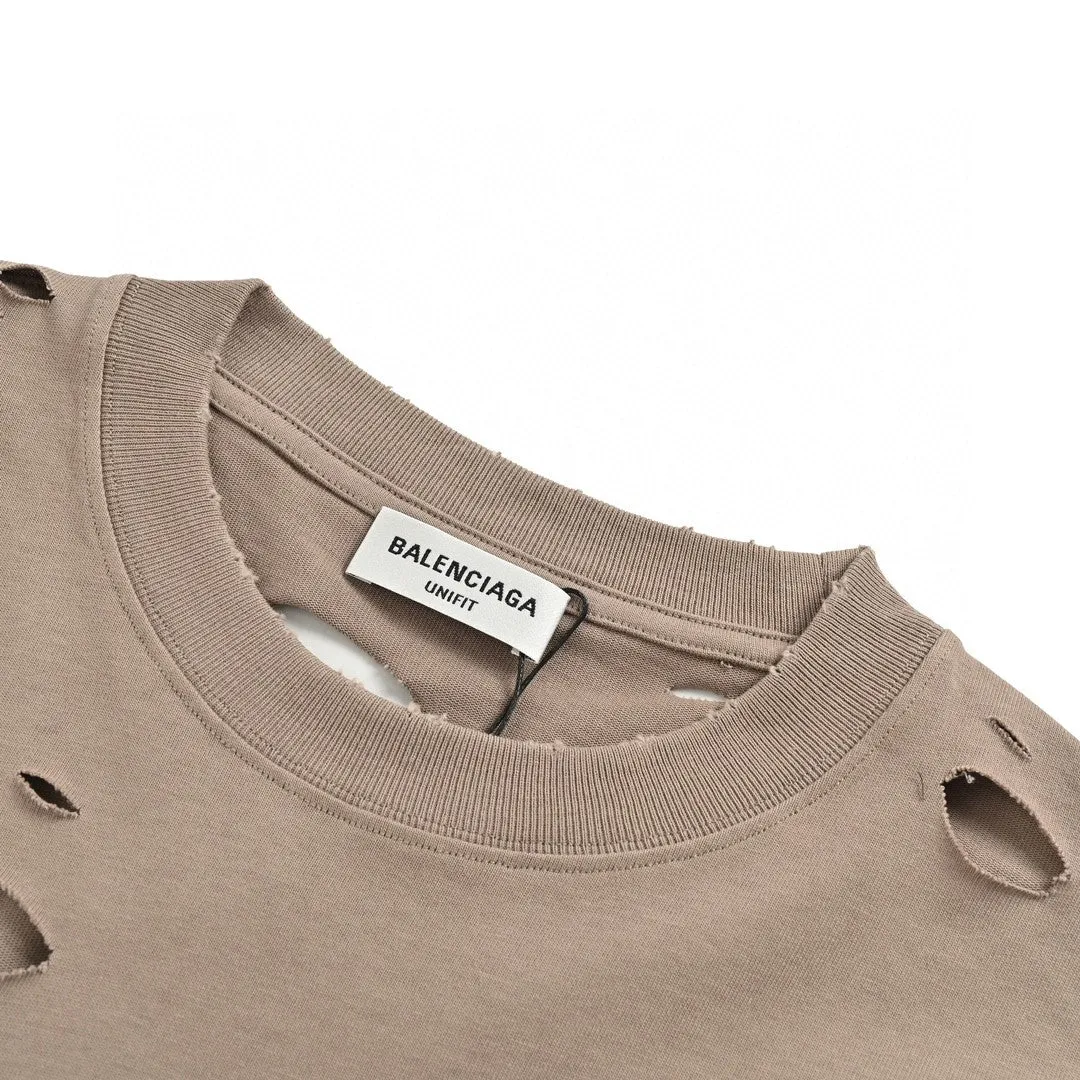 Balenciaga Distressed Logo T-Shirt