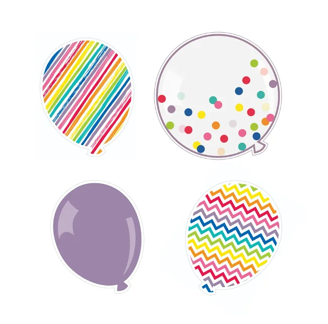 Balloon Cut Outs | Confetti Crush  | UPRINT | Schoolgirl Style