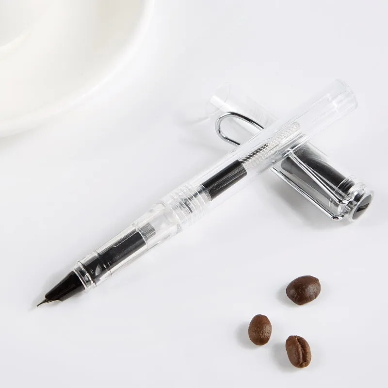 Baoke Zhengzi Free-flowing Fountain Pen Transparent pen 0.5mm-PN1009