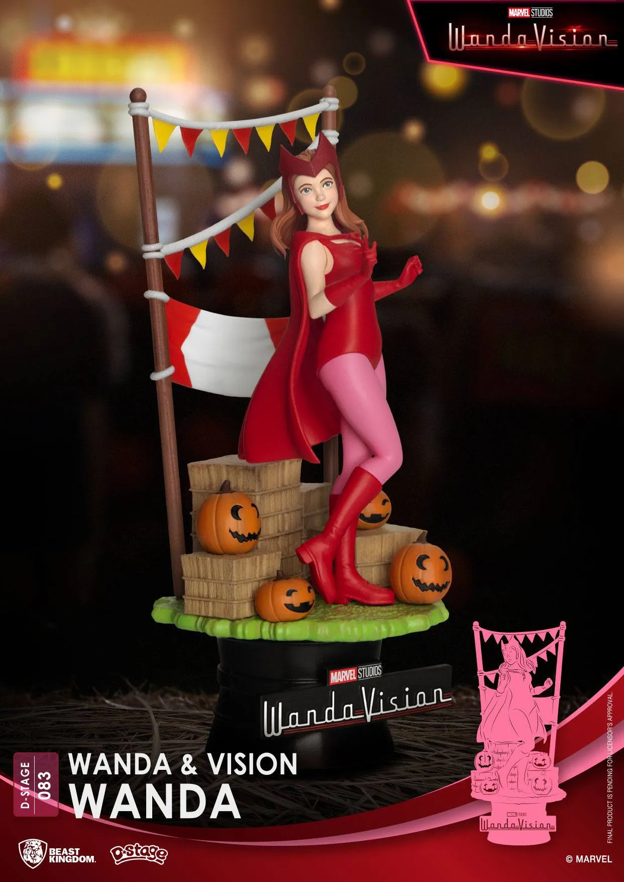 Beast Kingdom WandaVision Wanda D-Stage PVC Diorama Statue