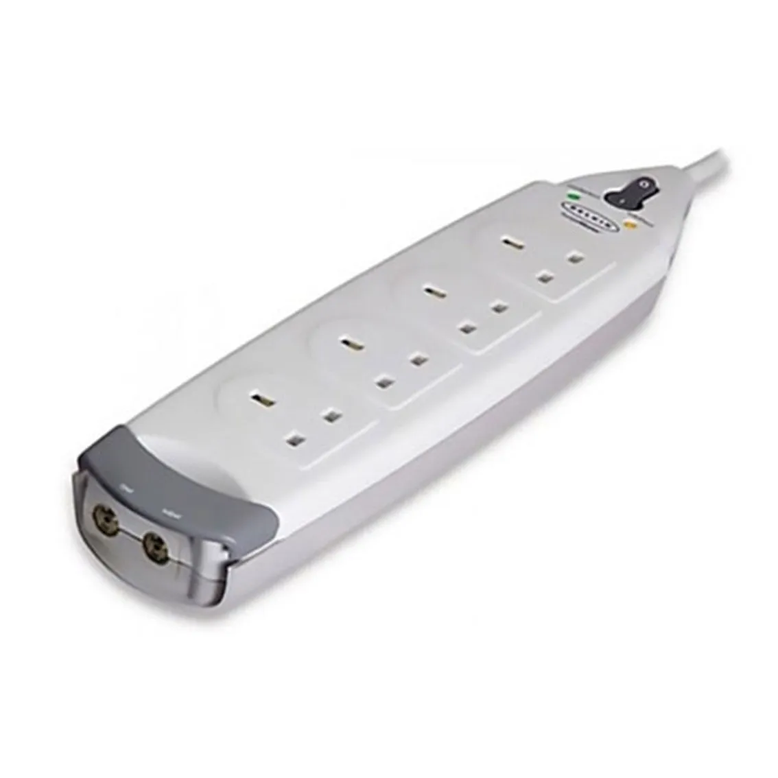 Belkin F9H402SA2M 4 Outlet Extension With Ariel Surge Protector