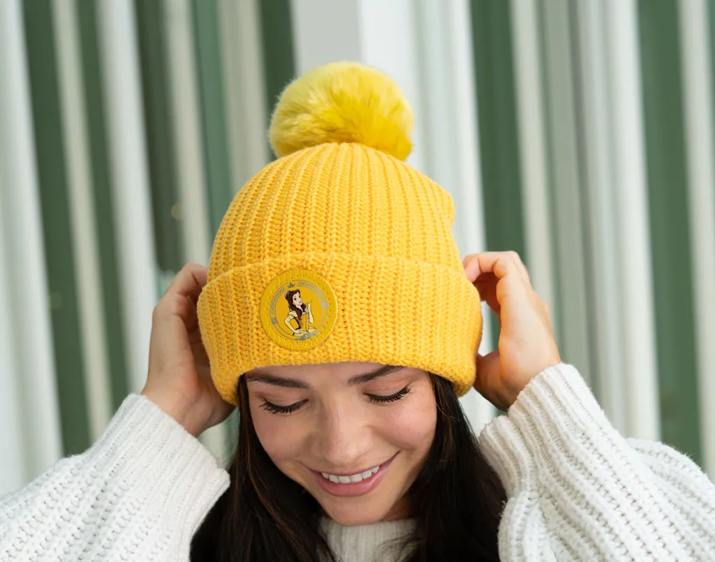 Belle Yellow Pom Beanie