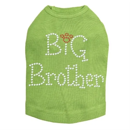 Big Brother Rhinestones Dog Tank- Many Colors