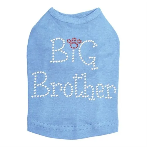 Big Brother Rhinestones Dog Tank- Many Colors