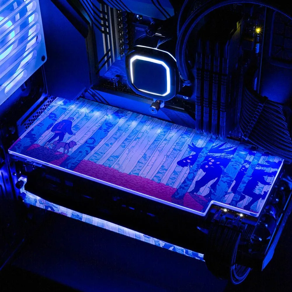 Birch Forest RGB GPU Backplate