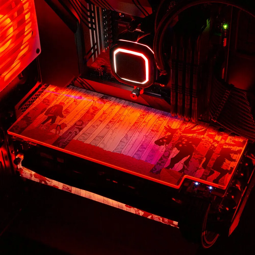 Birch Forest RGB GPU Backplate