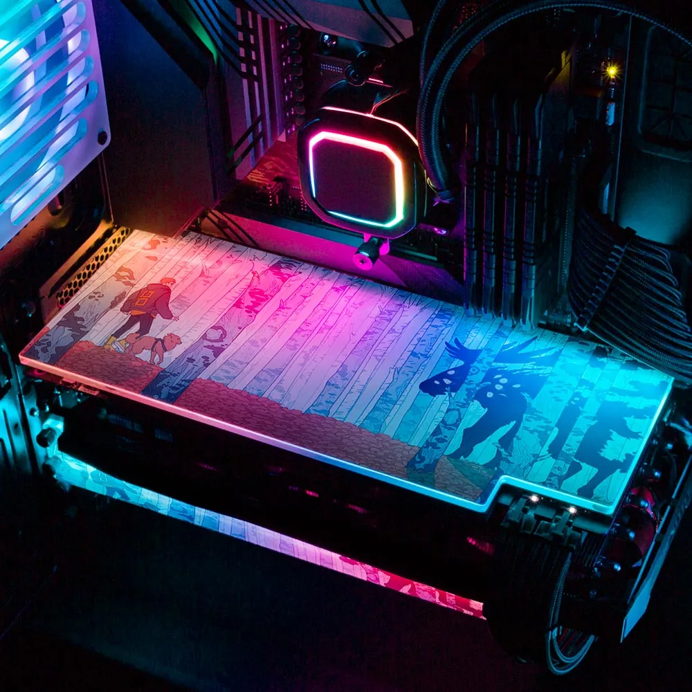 Birch Forest RGB GPU Backplate