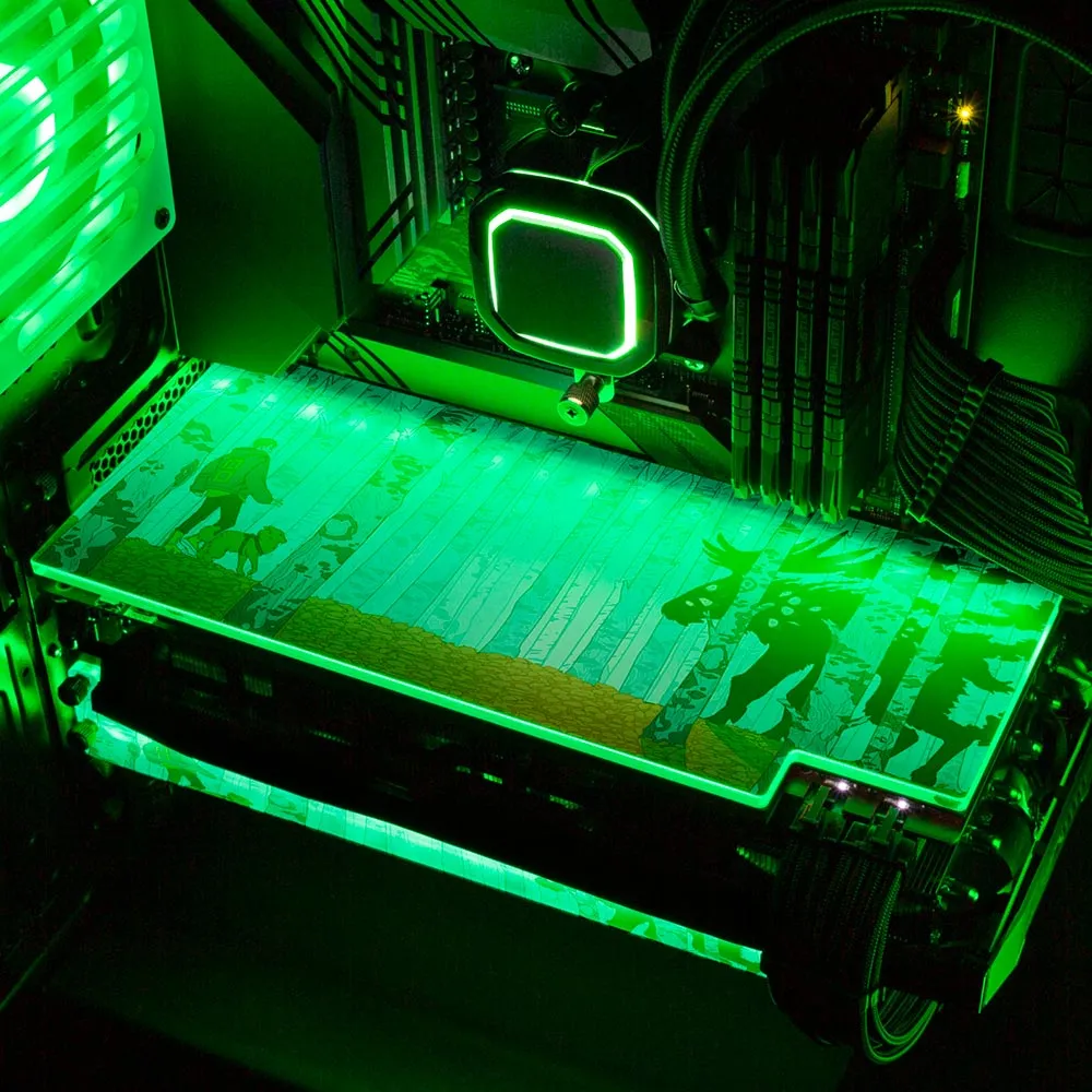 Birch Forest RGB GPU Backplate