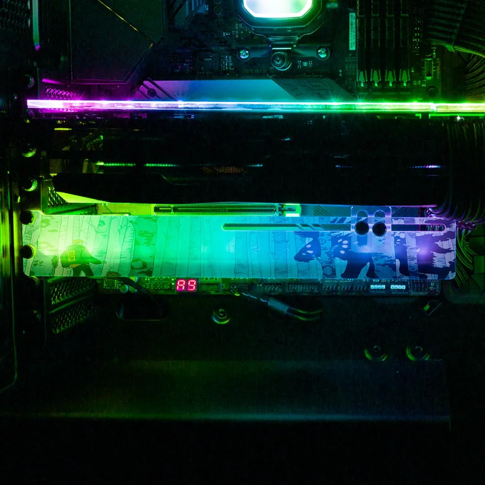 Birch Forest RGB GPU Support Bracket