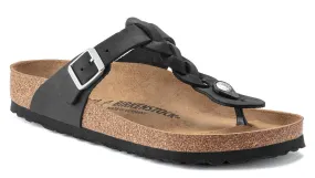 Birkenstock Gizeh Braided Black Oiled Leather