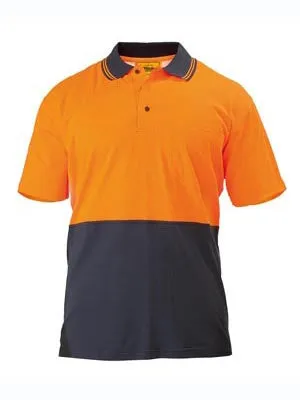 Bisley Hi Vis 2 Tone S/S Polo Shirt BK1234