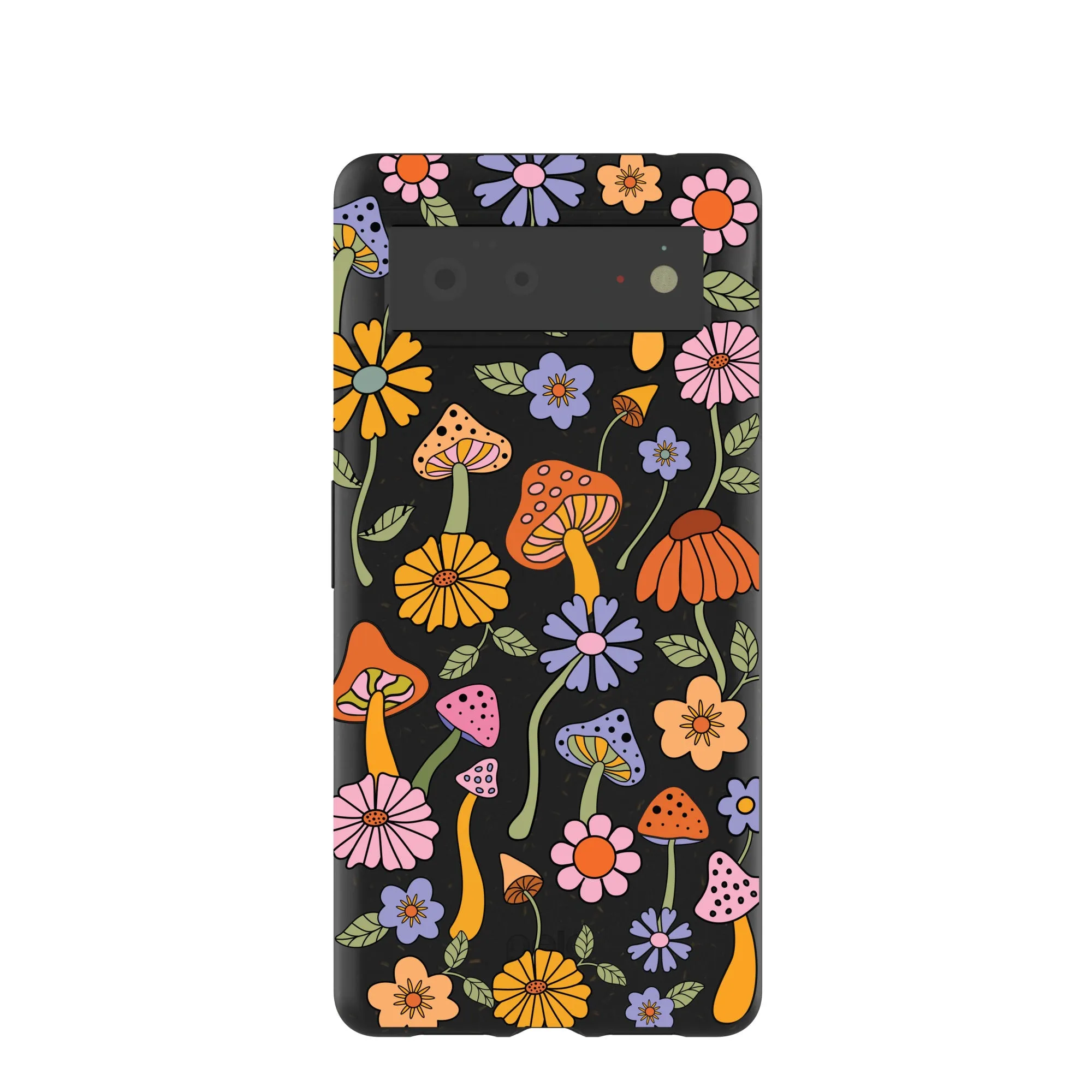 Black Midnight Shrooms Google Pixel 6 Case