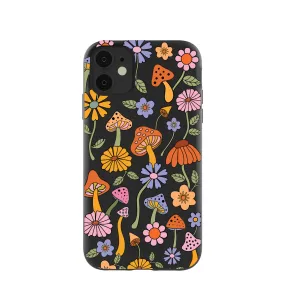 Black Midnight Shrooms iPhone 11 Case