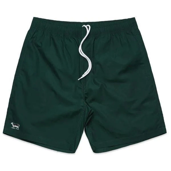 Black Sheep Icon Beach Shorts Pine Green