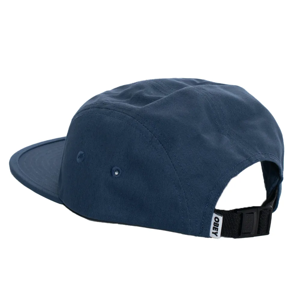 BOLD LABEL ORGANIC 5 PANEL HAT NAVY