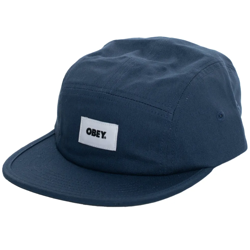 BOLD LABEL ORGANIC 5 PANEL HAT NAVY