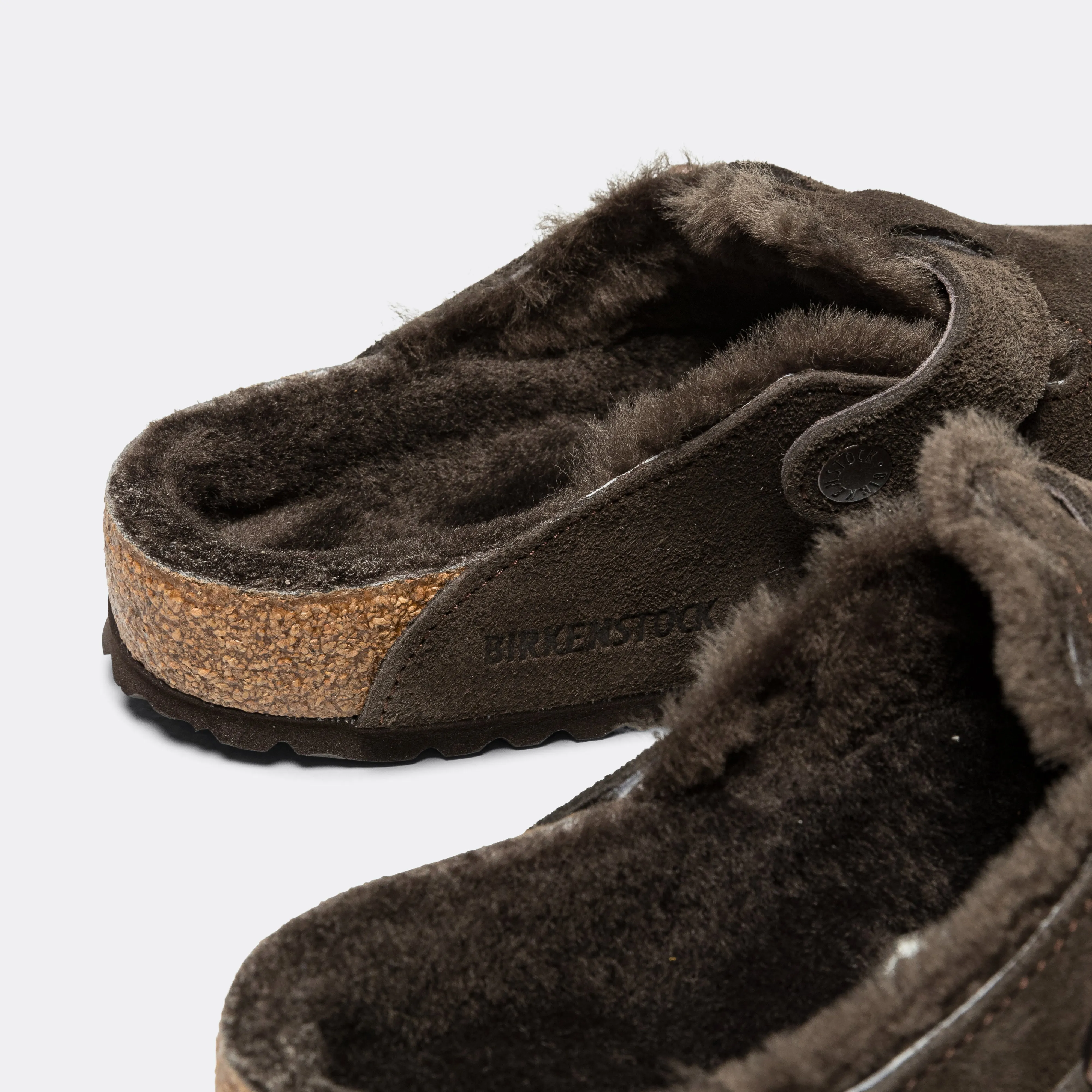 Boston - Mocca Suede Leather/Shearling