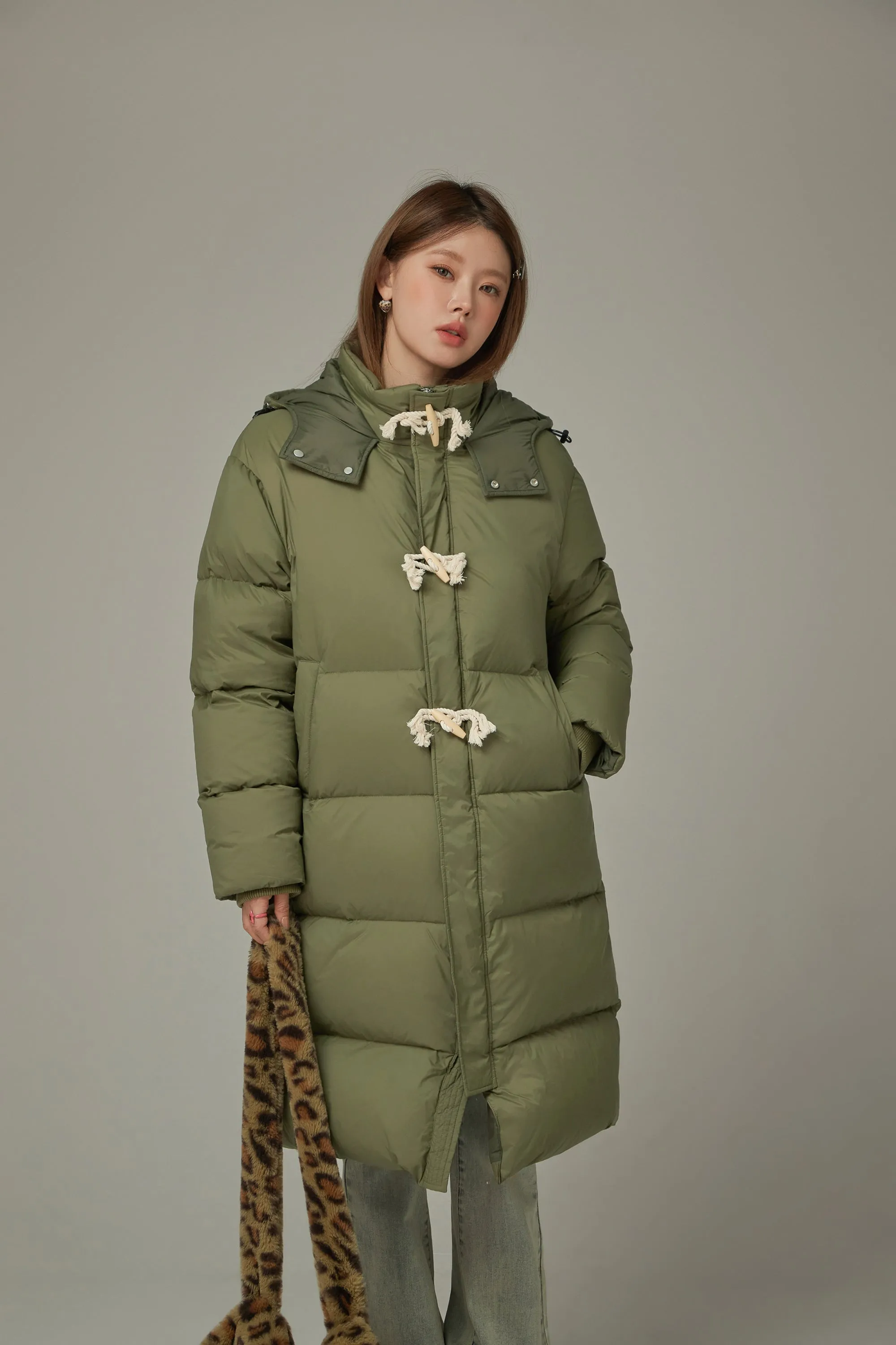 Boxy Padded Long Coat