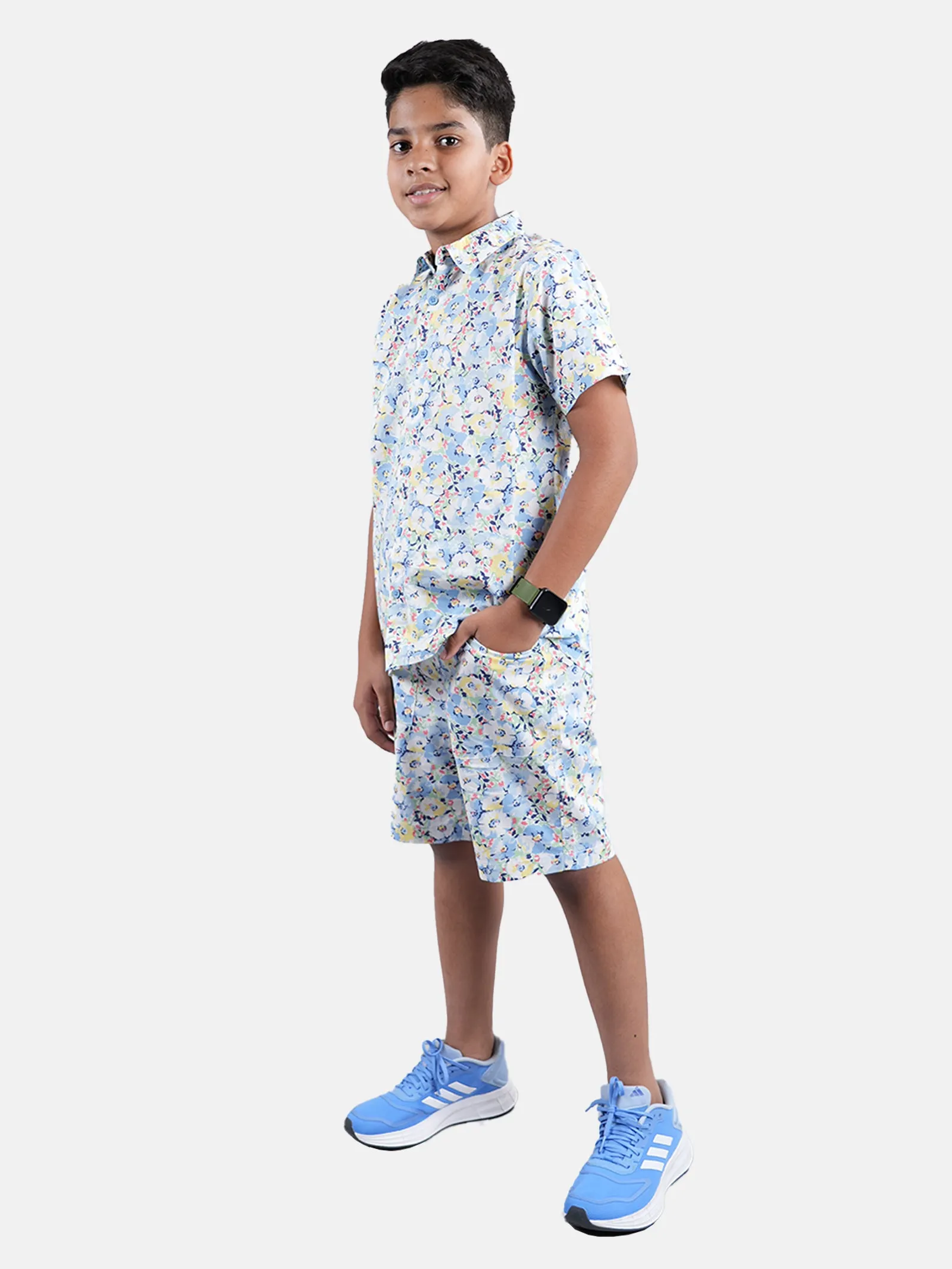 Boys Half Sleeve Shirt and Shorts Co-Ord Sets