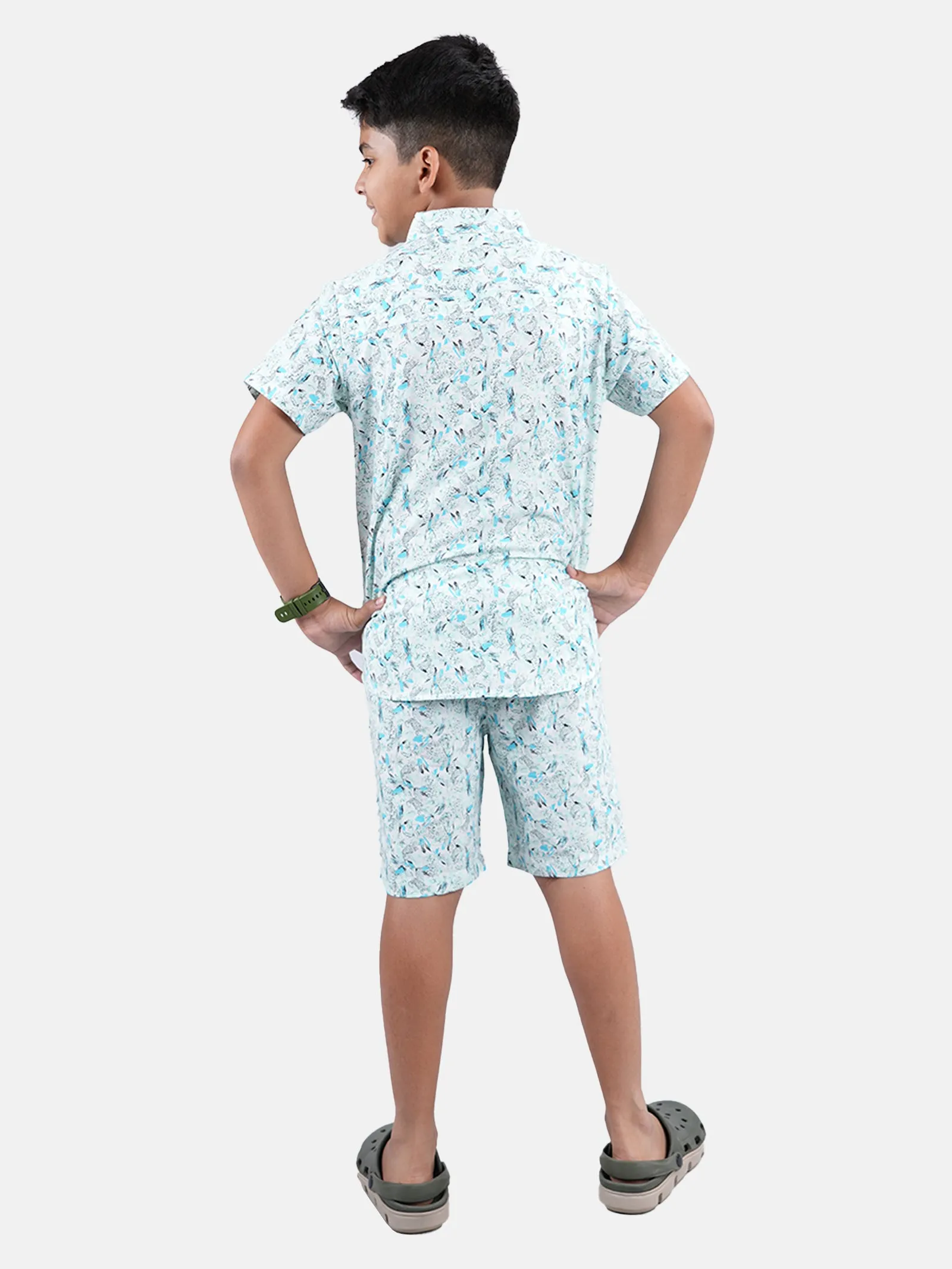 Boys Half Sleeve Shirt and Shorts Co-Ord Sets