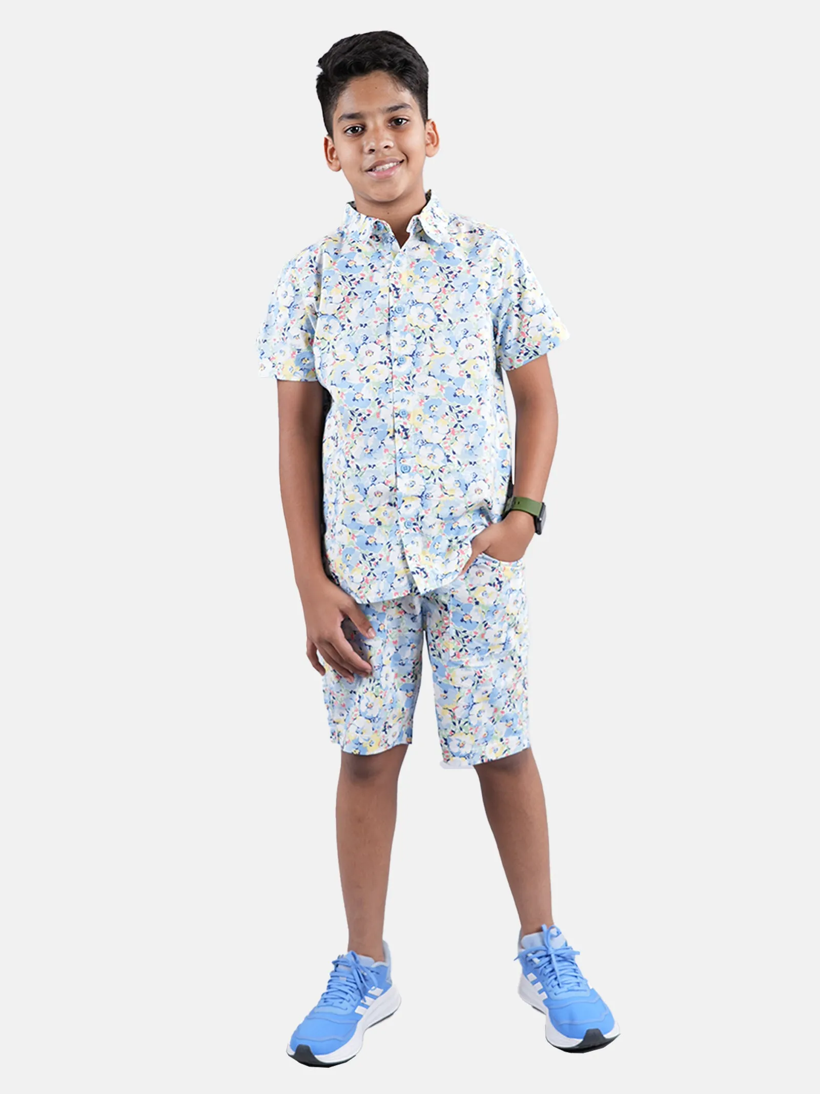 Boys Half Sleeve Shirt and Shorts Co-Ord Sets